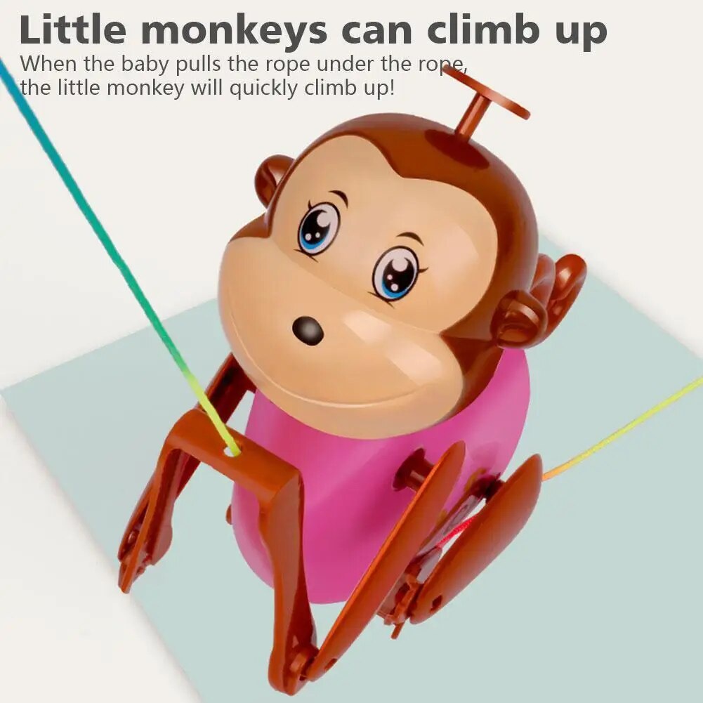 Creative Fun Children Rope Climbing Monkey Toys Baby Early Education ...