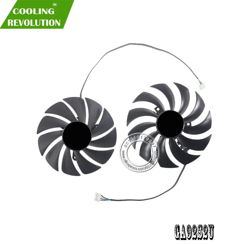 【Graphics card fan GA92S2U DC12V 0.46A 4Pin for ZOTAC GAMING GeForce