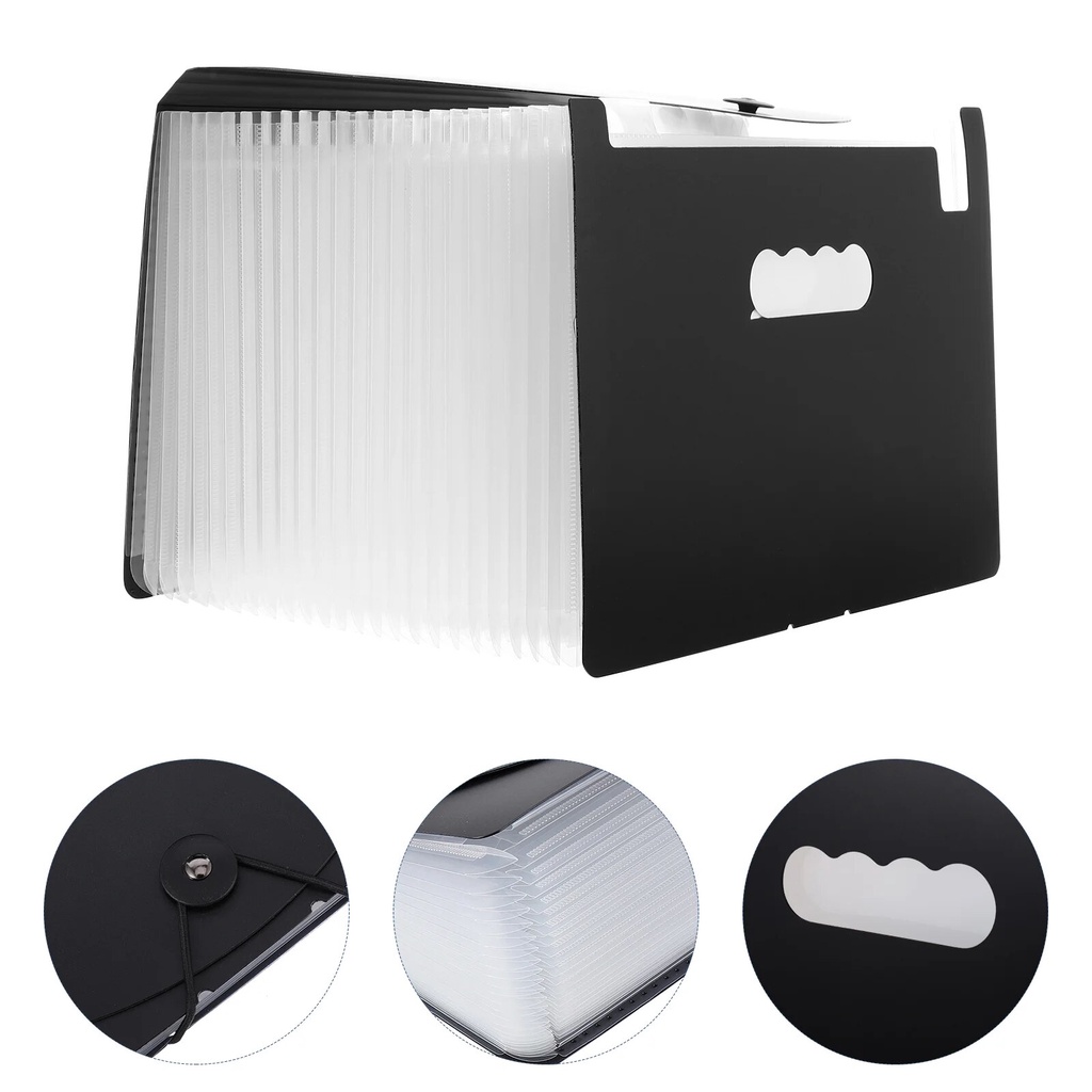 Storage Rack Bill Folders Expandable Desktop Invoice Organizer Holder ...