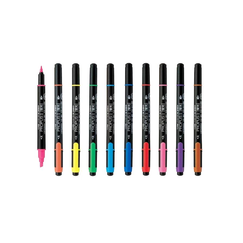 Uni Propus 2 Highlighter Twin Tip Marker Pen PUS-101 Japan ♦Q | Shopee ...