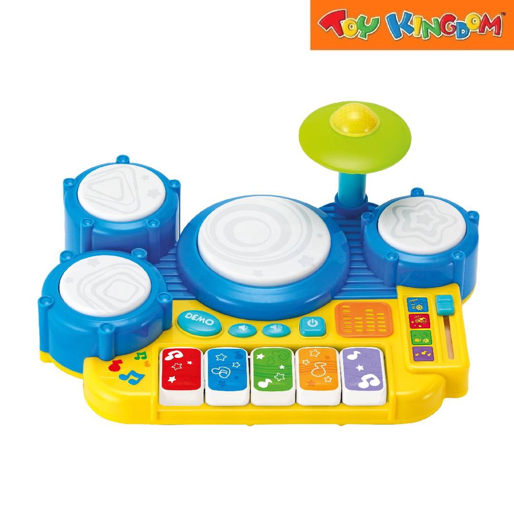 Winfun Boppin Beats Drum Set Keyboard, Multi Color