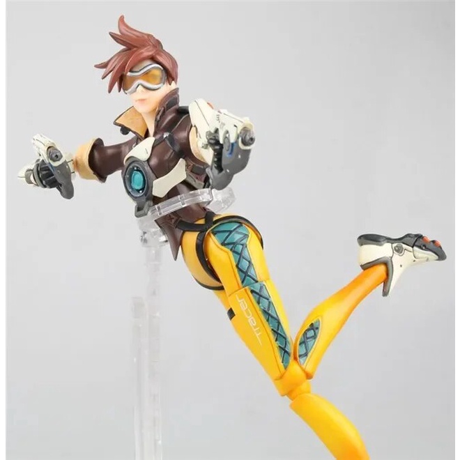 Collection 27cm Hot Game OW Over watch Tracer Action Figure with Light ...