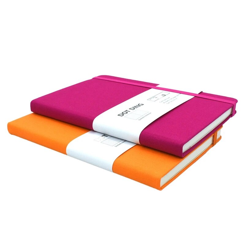 A5 Size Write Record Notebook Cloth Dot Matrix Stationery For Business ...