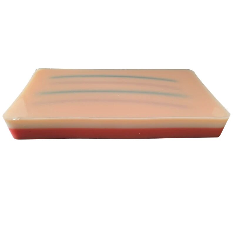 13v Iv Injection Training Pad Model, Silicone Human Skin Suture ...