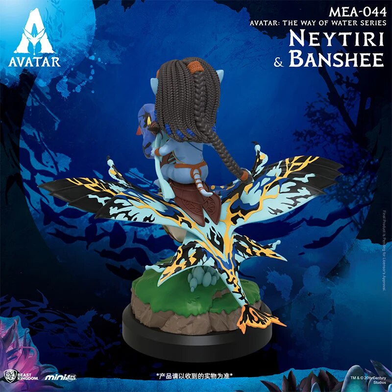 Disney Avatar 2 Jake Sully Statue Cute Cartoon Neytiri Figures Children ...