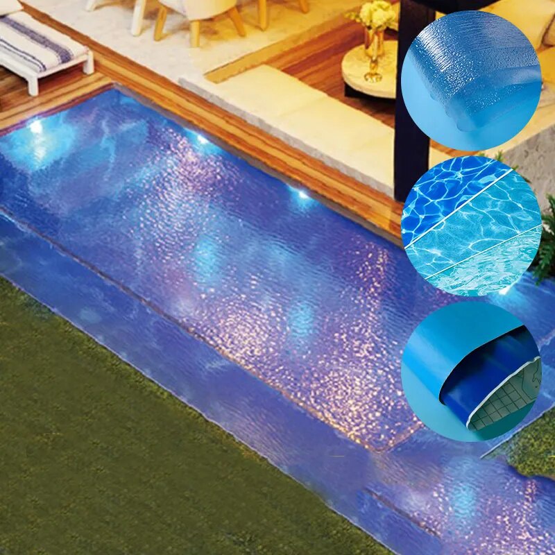 PVC Sheet Water Stream Flowing Water Static Water Effect Miniature ...