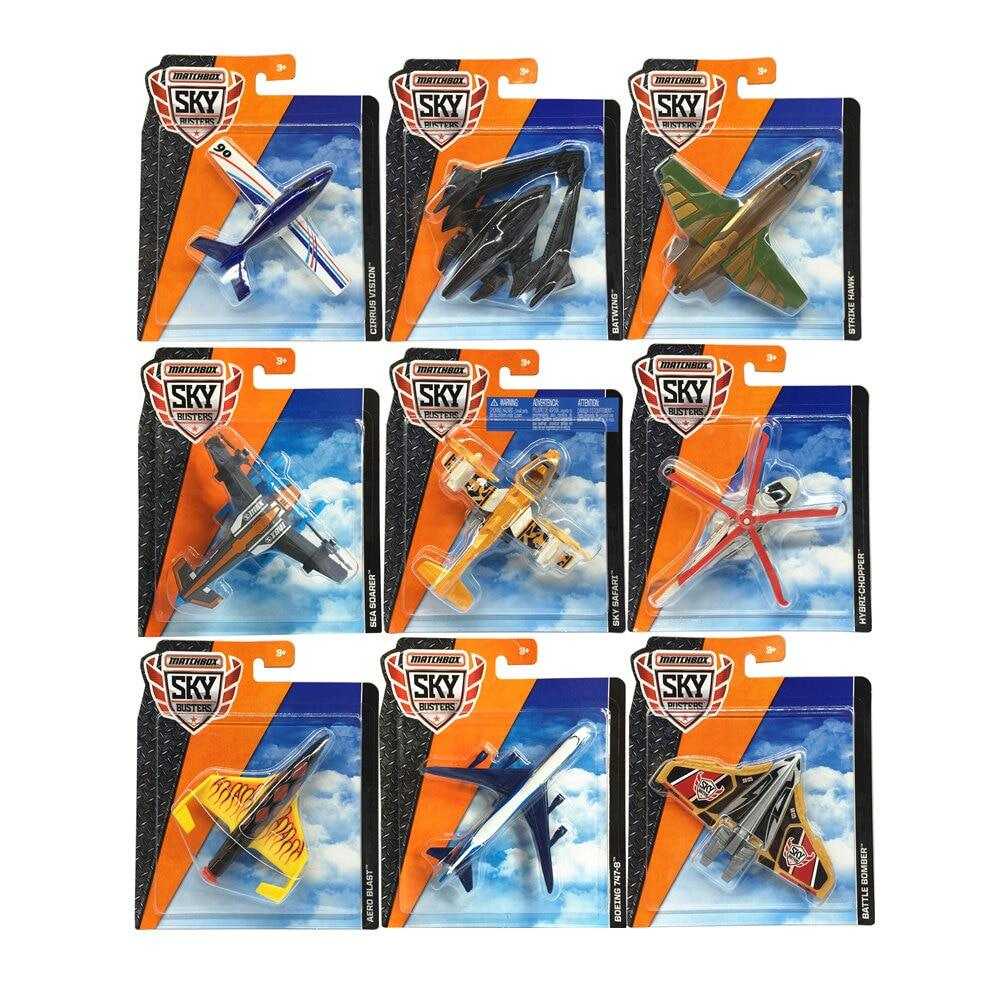 Matchbox Sky Busters Robinson Strike Hawk Freeway Flyer Model Airplane ...