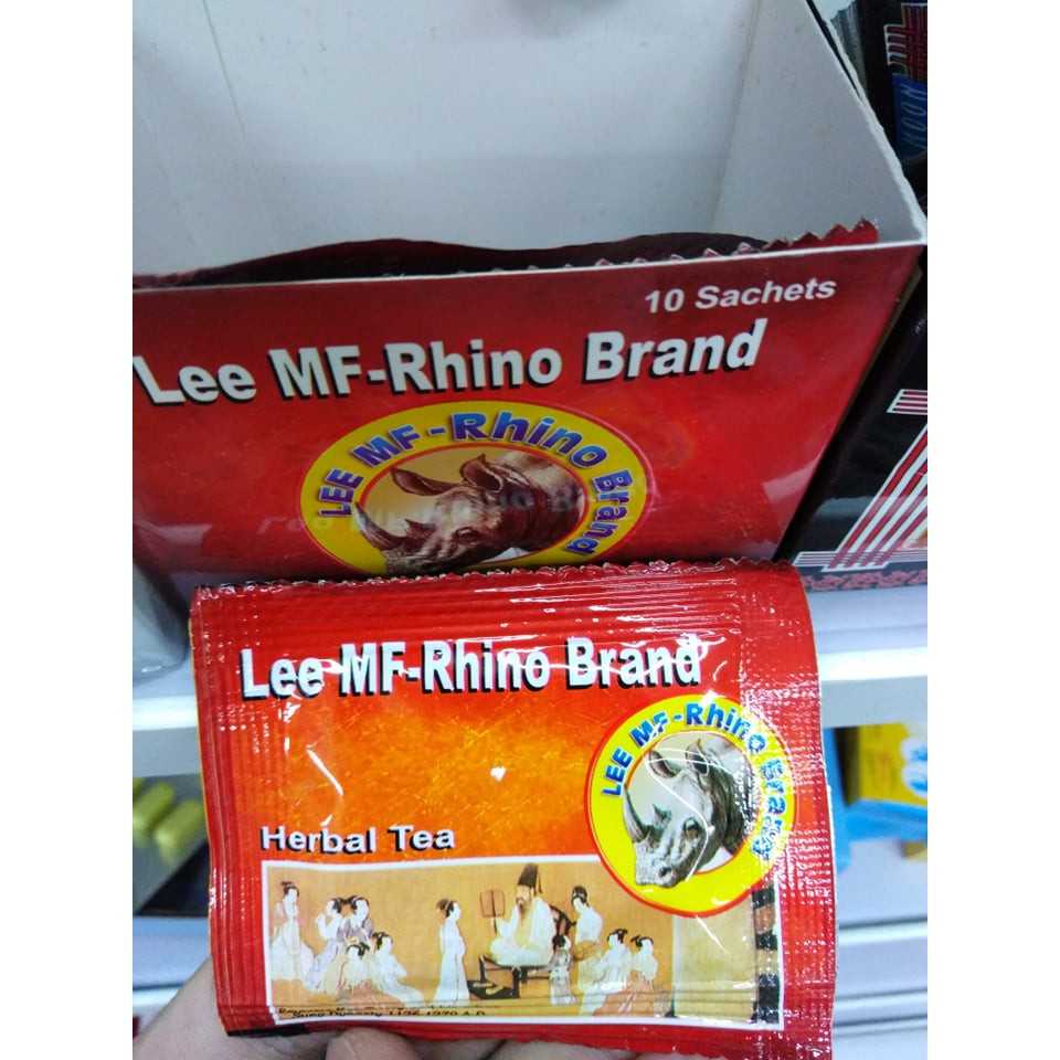 Authentic Rhino Herbal Tea (1 box/10 sachets) Shopee Philippines