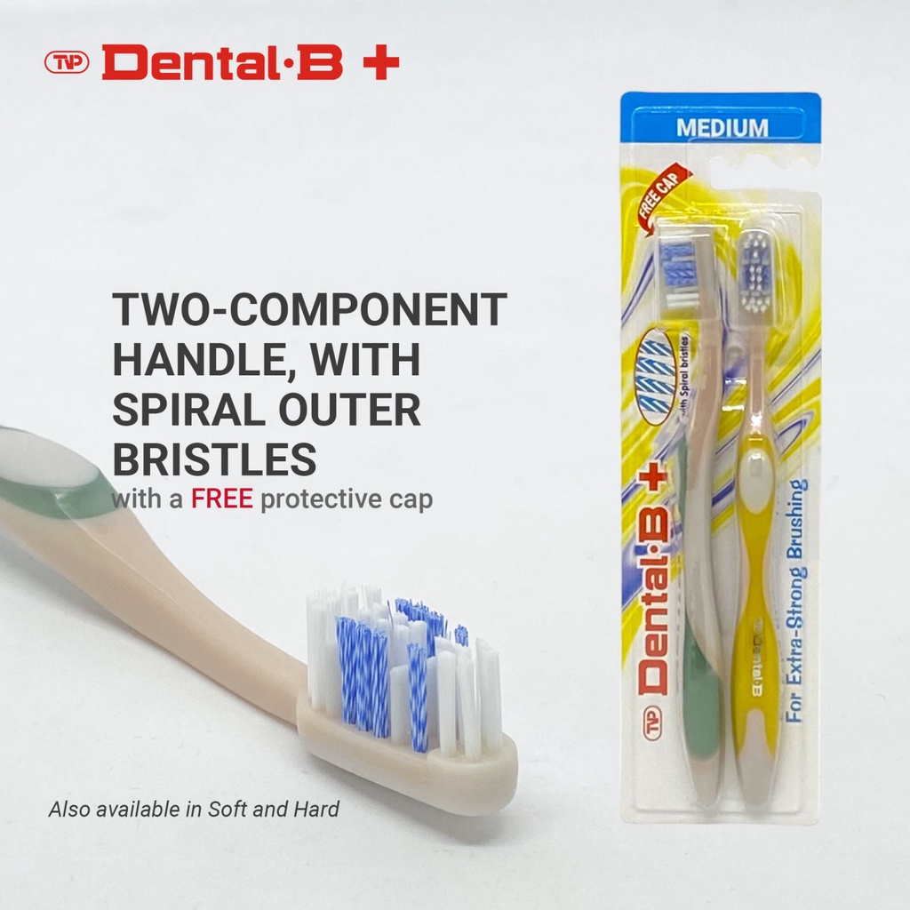 K946 TVP Dental B DENTAL B+ Twin Toothbrush | Shopee Philippines