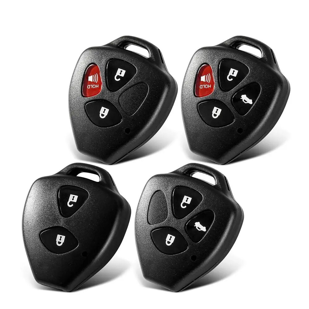 1Pc 2/3/4 Buttons Car Remote Key Shell Blank No Blade Case For Toyota ...