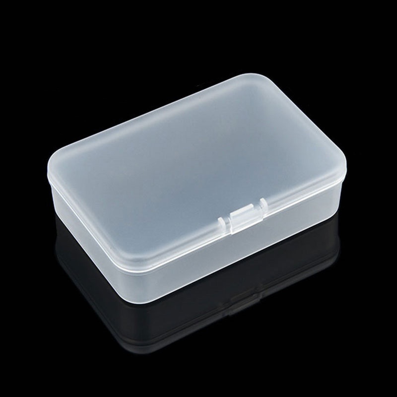 Mini Boxes Rectangle Plastic Storage Box Practical Frosted Translucent ...