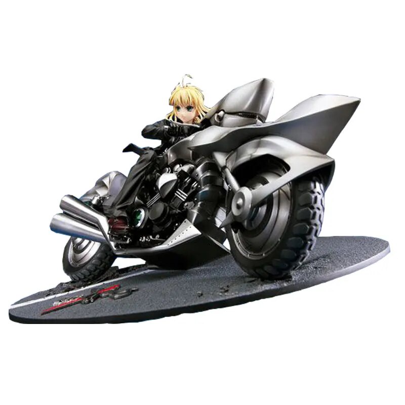 1/8 Scale Fate/Zero Saber Motorcycle Ver. PVC Action Figure Model Anime ...