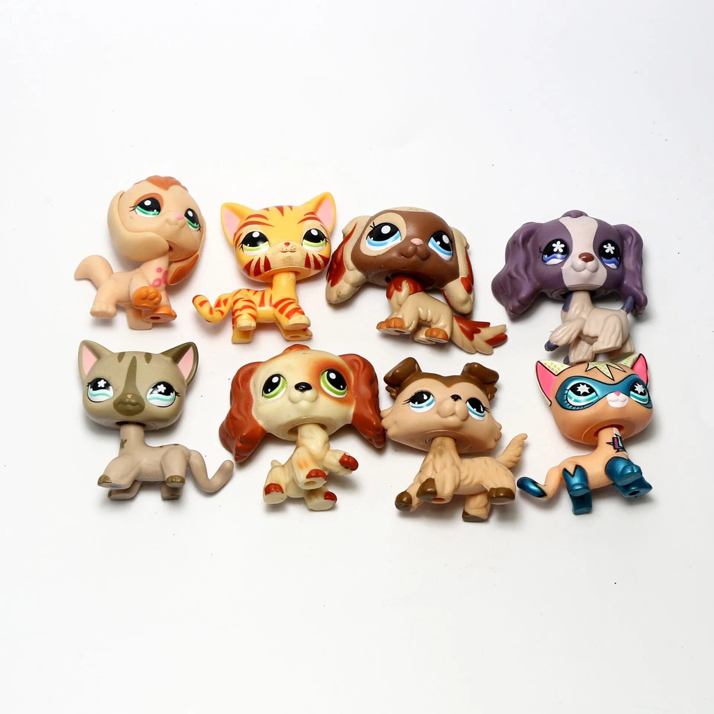 Original 5cm pets shop dog kitten lps Figures Dolls kids model for ...
