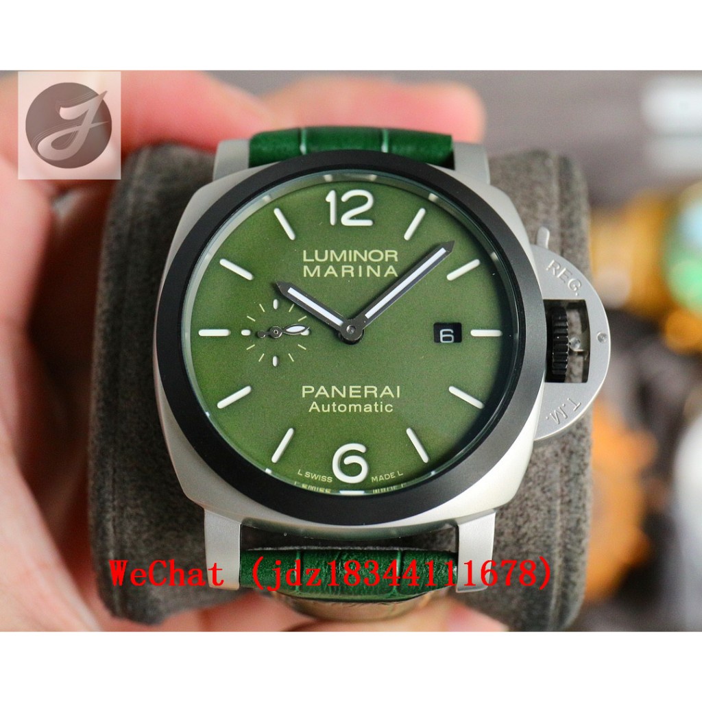 Panerai Luminor Marina series cowhide strap with imported fully