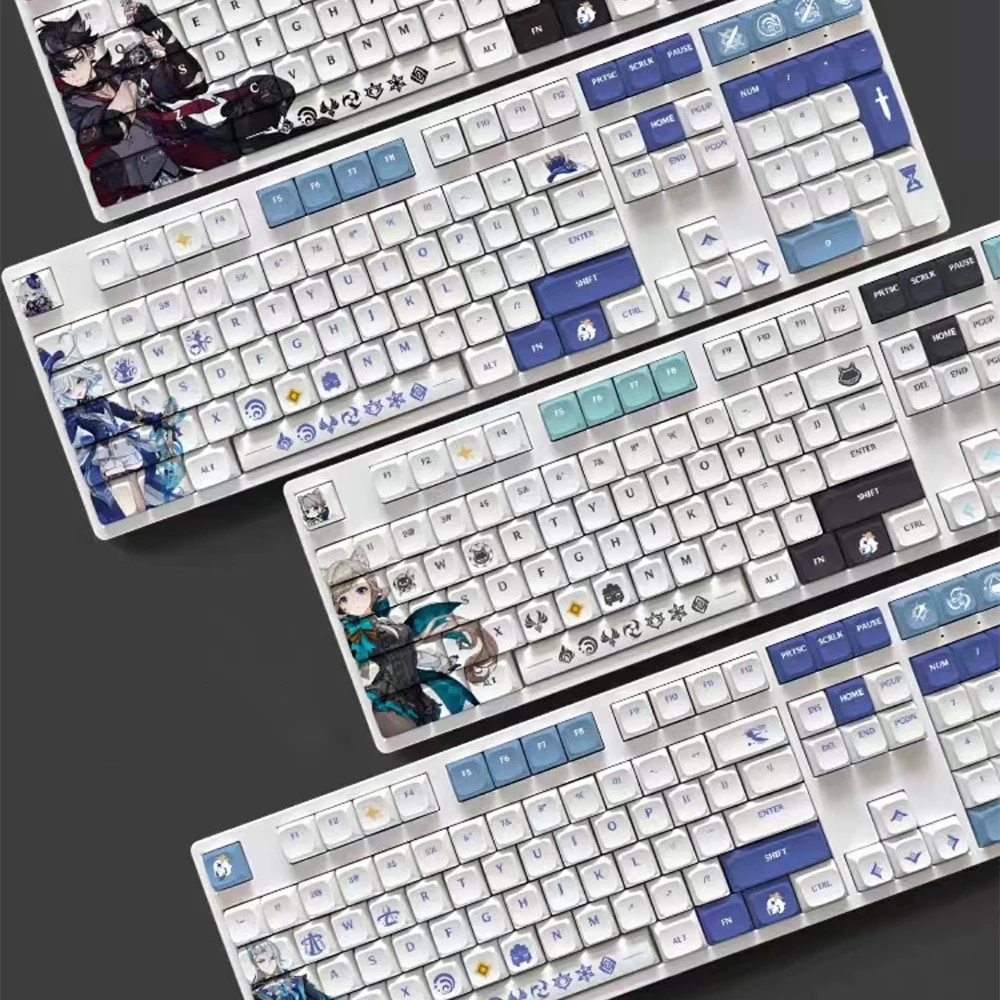 ♀Genshin Impact Theme Keycaps Furina Leosely PBT Anime Keycap Mechanical  Keyboard Cap XDA profil q☽ | Shopee Philippines