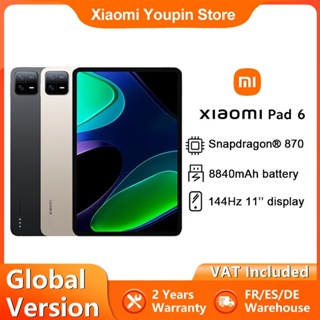 Global Version Xiaomi Mi Pad 6 Tablet 8GB 256GB Snapdragon 870 Octa Core  11 144Hz 2.8K WQHD+Display 13MP Camera 8840mAh Battery - AliExpress