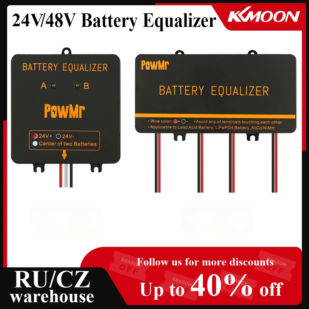 24V/48V Gel Battery Equalizer Battery Voltage Balancer for Lead Acid ...