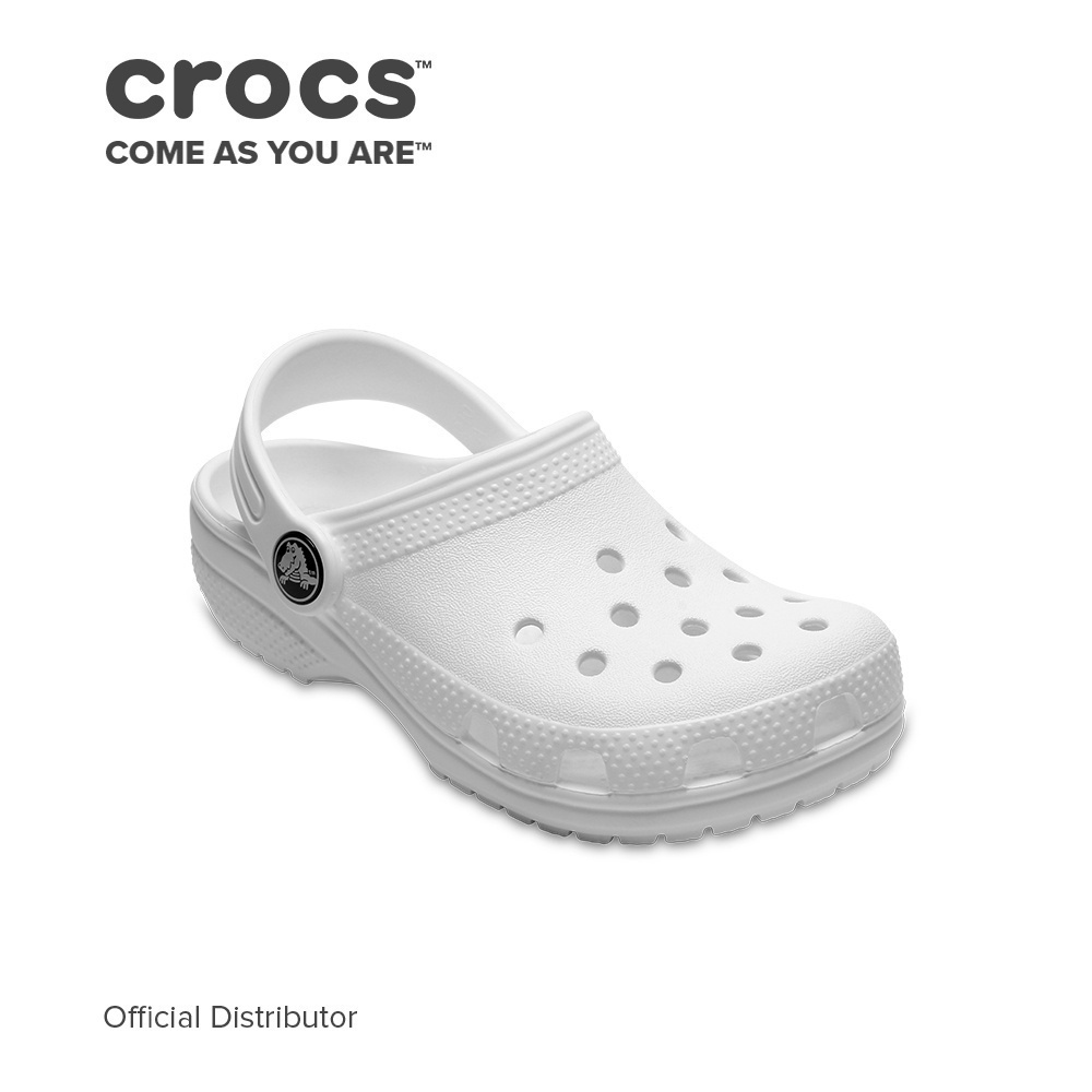 Crocs Kids Classic Clog in White | Shopee Philippines