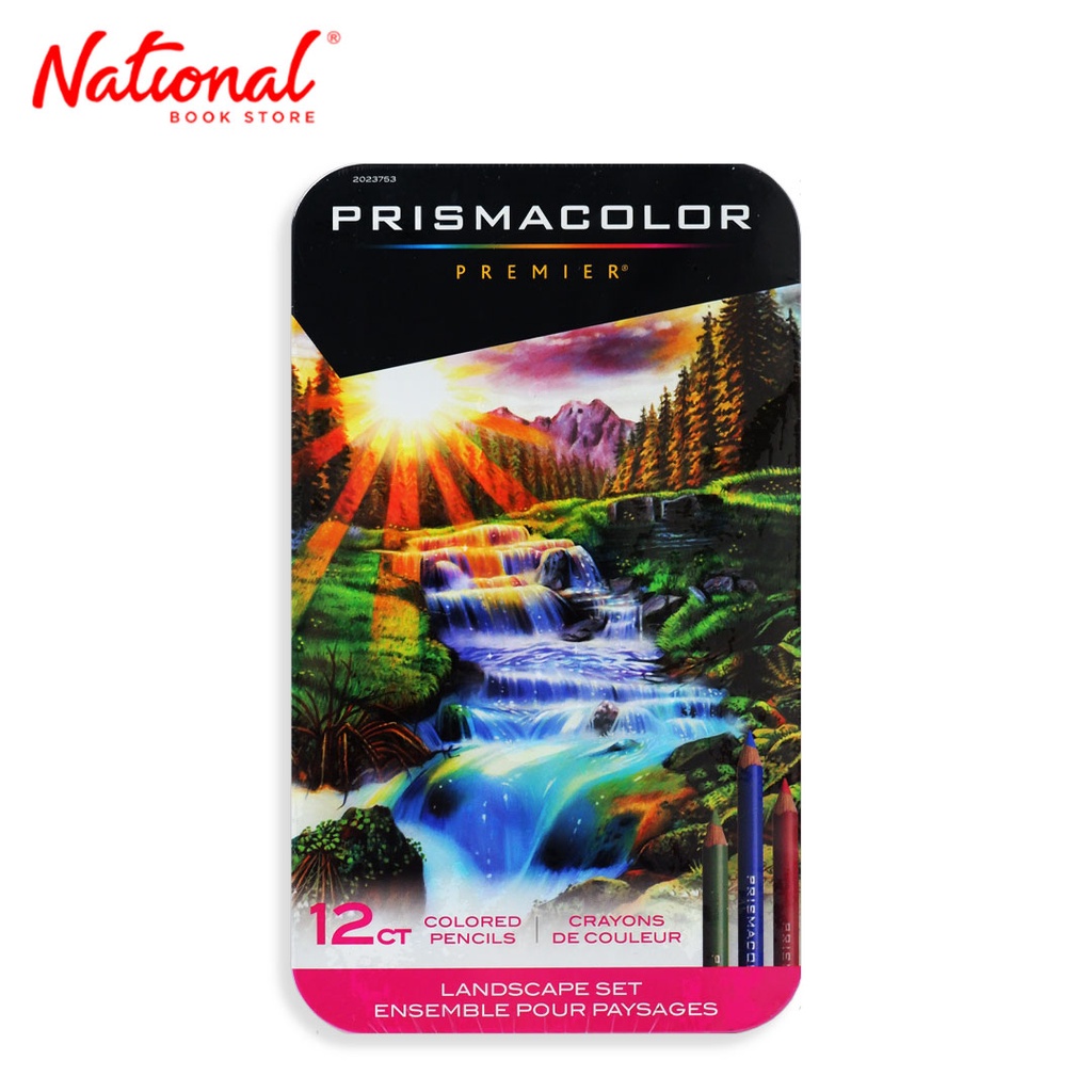 Prismacolor Colored Pencil 4023492 12 Colors - Landscape Tin - Arts ...