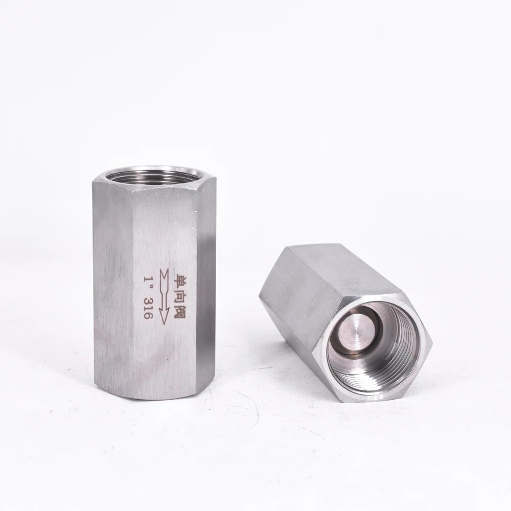 1/8" 1/4" 3/8" 1/2" 3/4" 1" BSP Female Hex One Way Check Valve Non ...