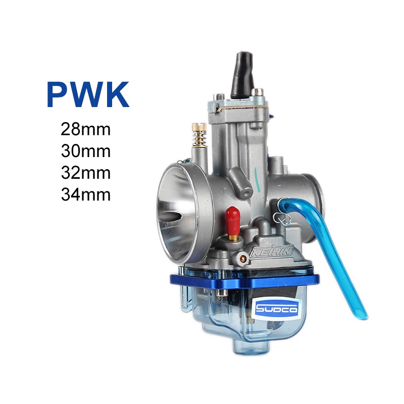 thumbnail image 2 of 34mm Carburetor For 4-Stroke Dirt Bike – Blue Bottom, Single Barrel – ZSDTRP Style 2 of 5