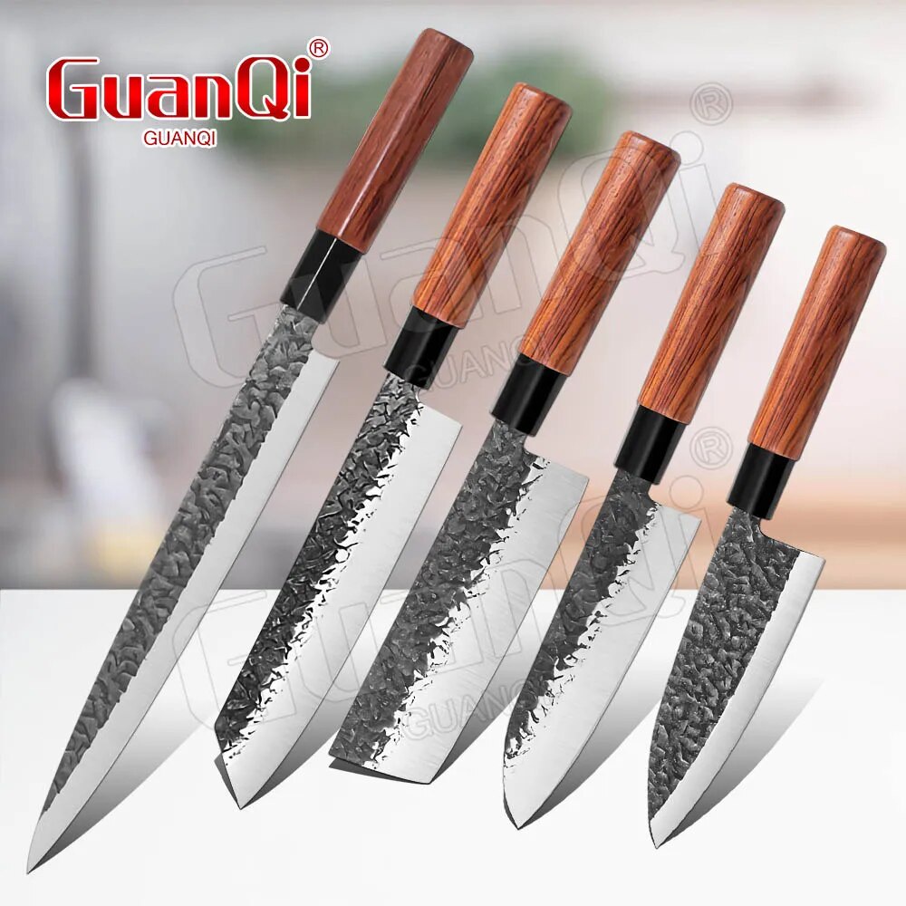 24K Chef Knife Japanese Sashimi Knife Salmon Sushi Sashimi Fish ...