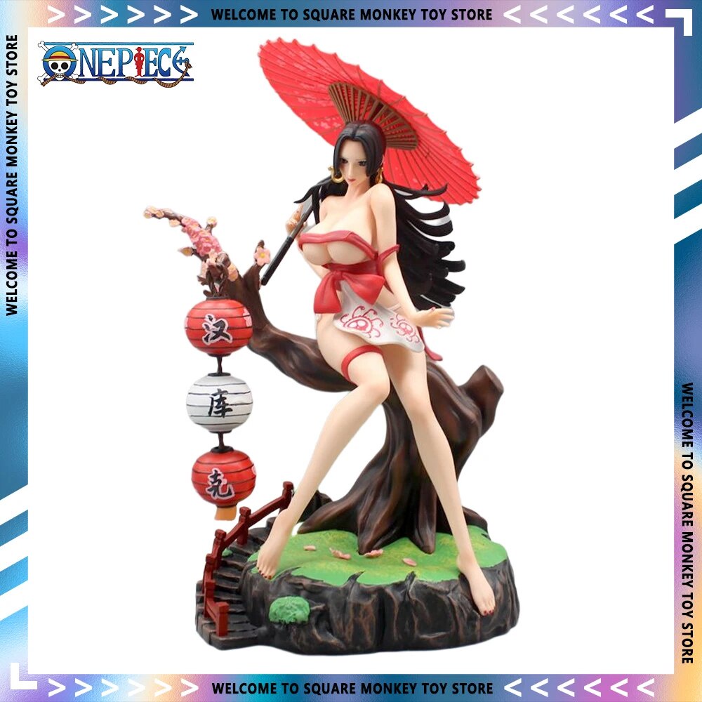 68w 36cm One Piece Boa Hancock Figure Hentai Anime Figures Sexy 