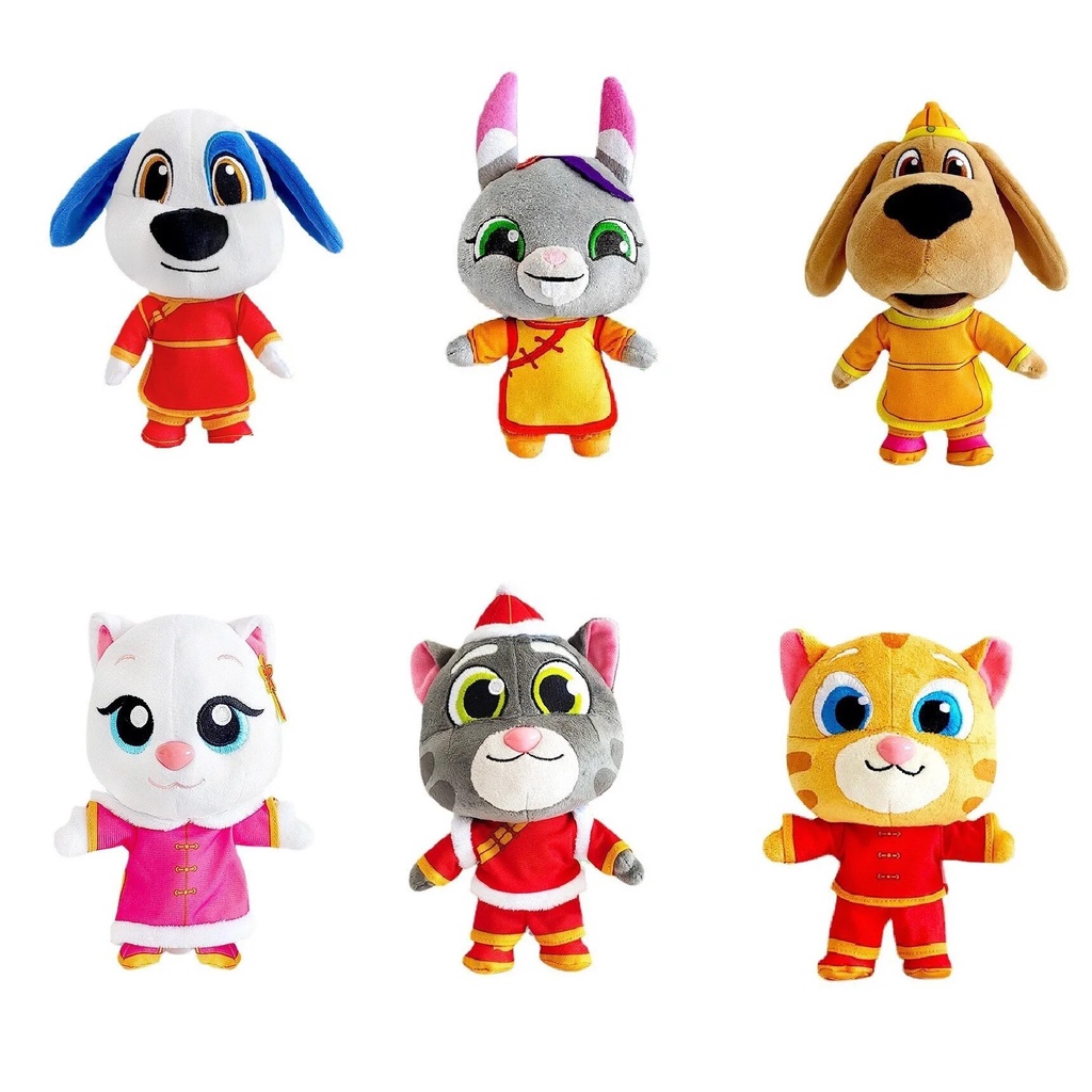 18z Animal Plush Kawaii Tom Cat Angela Hank Ginger Ben Cant Talk Soft