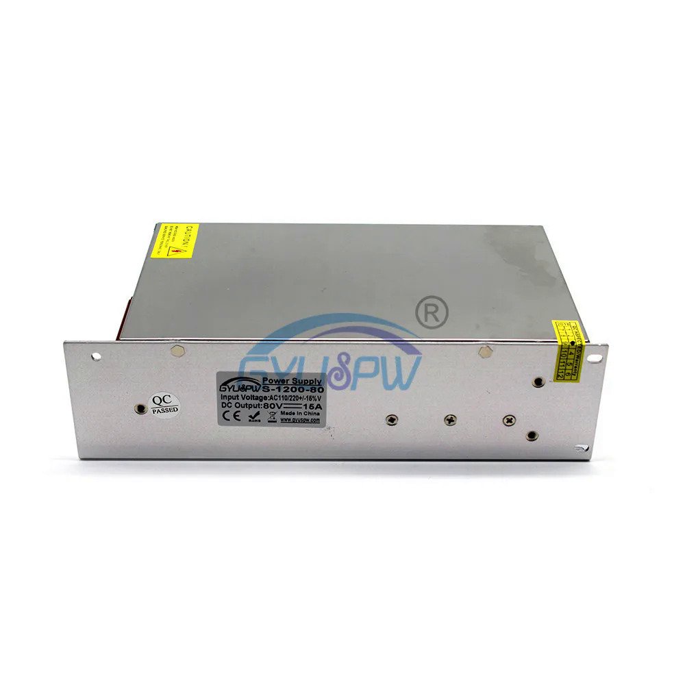 DC-voeding, AC naar DC 80V 15A 1200W schakelende