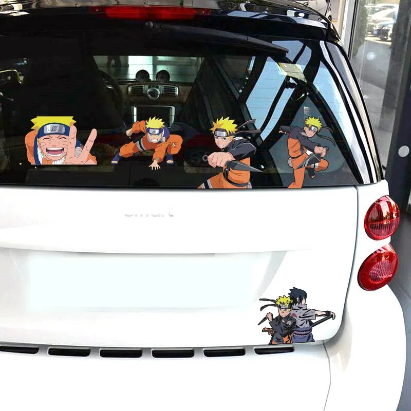 21B NARUTO Car Reflective Stickers Akatsuki Kisame Styling Waterproof ...