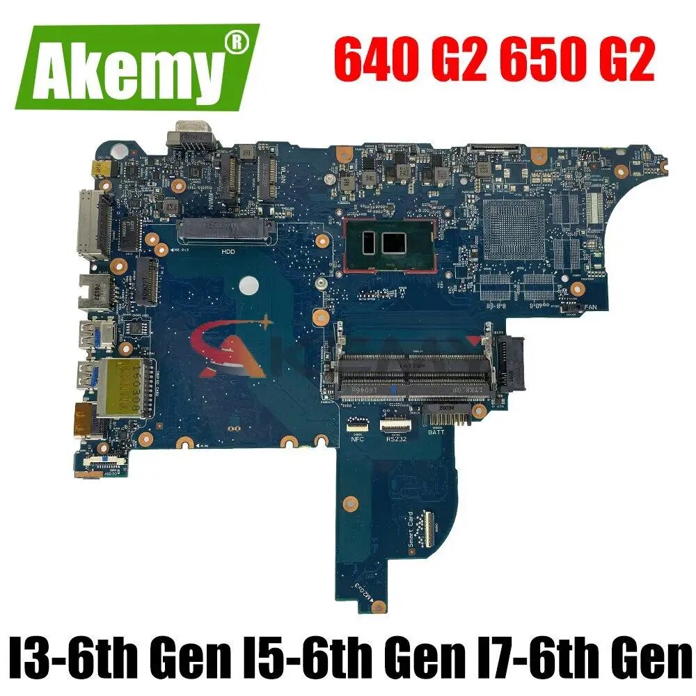 38u Original For Hp Probook 640 G2 650 G2 Laptop Motherboard W I3 I5 I7 6th Gen Cpu Ddr4 6050 7176