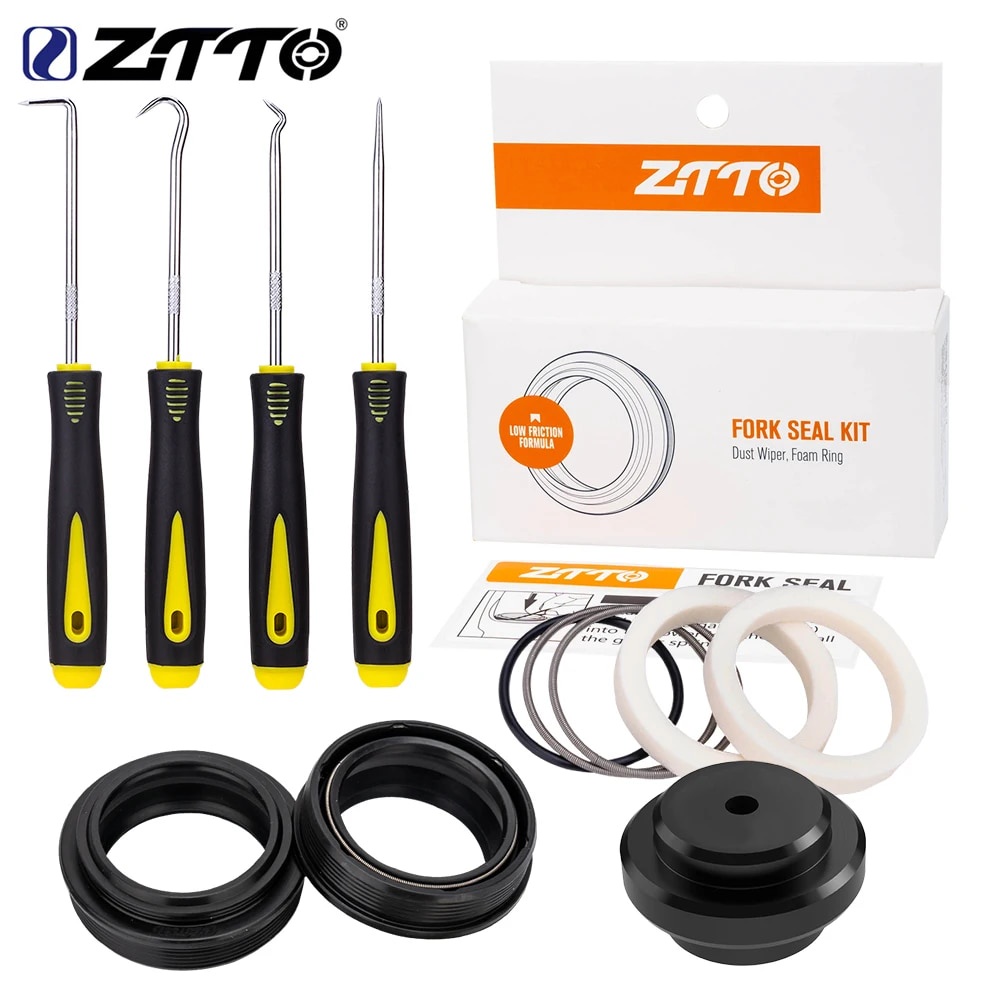 ⋛ZTTO MTB Bicycle Suspension Oil Seal Wiper Bike Fork Service Kit And