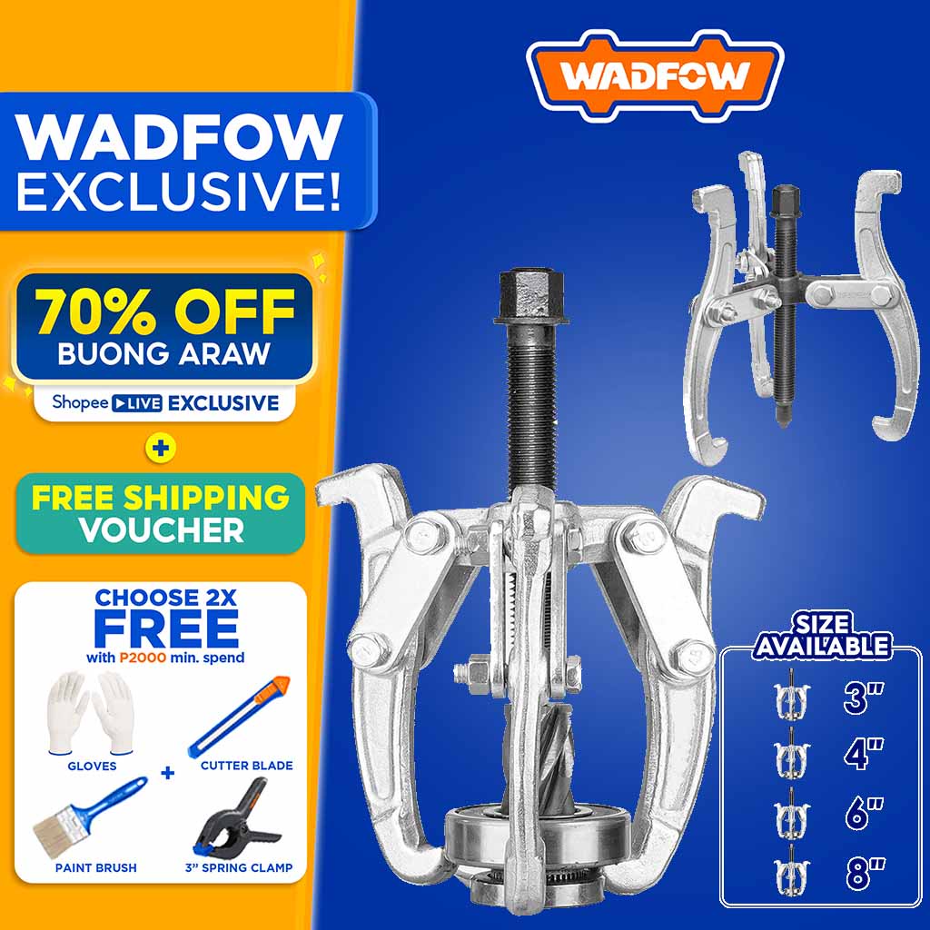 Wadfow 3pins / 3 Jaws Gear Bearing Puller Remover Jaw Universal