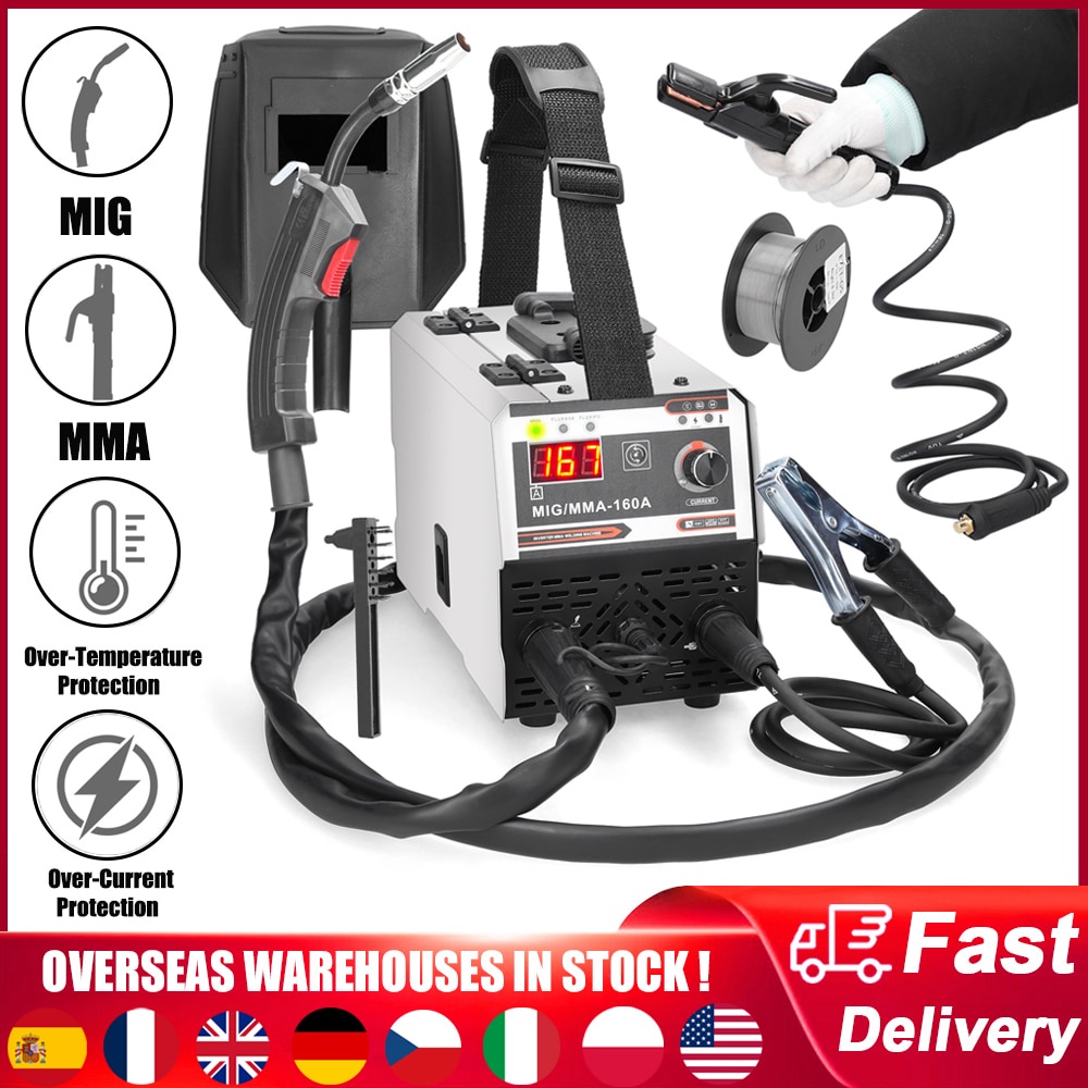 【2 In 1 MIG MMA Welding Machine IGBT DC Inverter Welder Automatic Wire ...