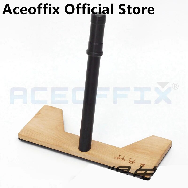 62F Aceoffix Folding Bike Display Parking Rack for Brompton Rack Wood ...