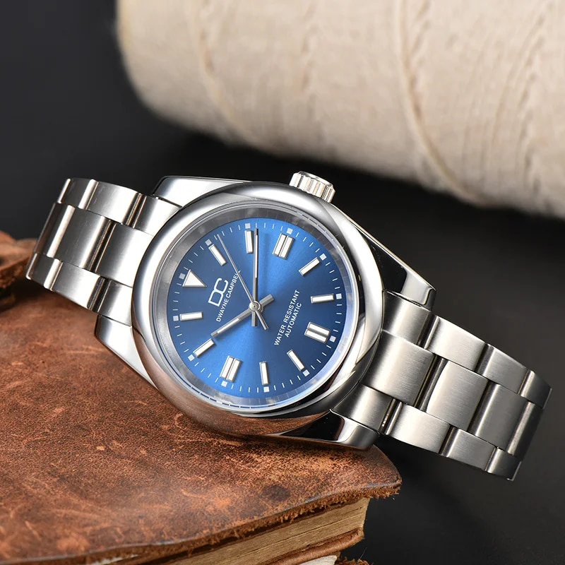 96l High Quality 3A Women Watches Bright Blue 36mm Automatic Mechanical ...