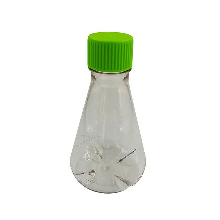 Laboratory Flask 250ml 500ml Flapper Conical Bottle Erlenmeyer Shake Cell Culture Flask Shopee