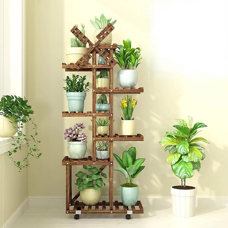 03l Flower shelf multi-storey indoor special racks balcony wrought iron ...