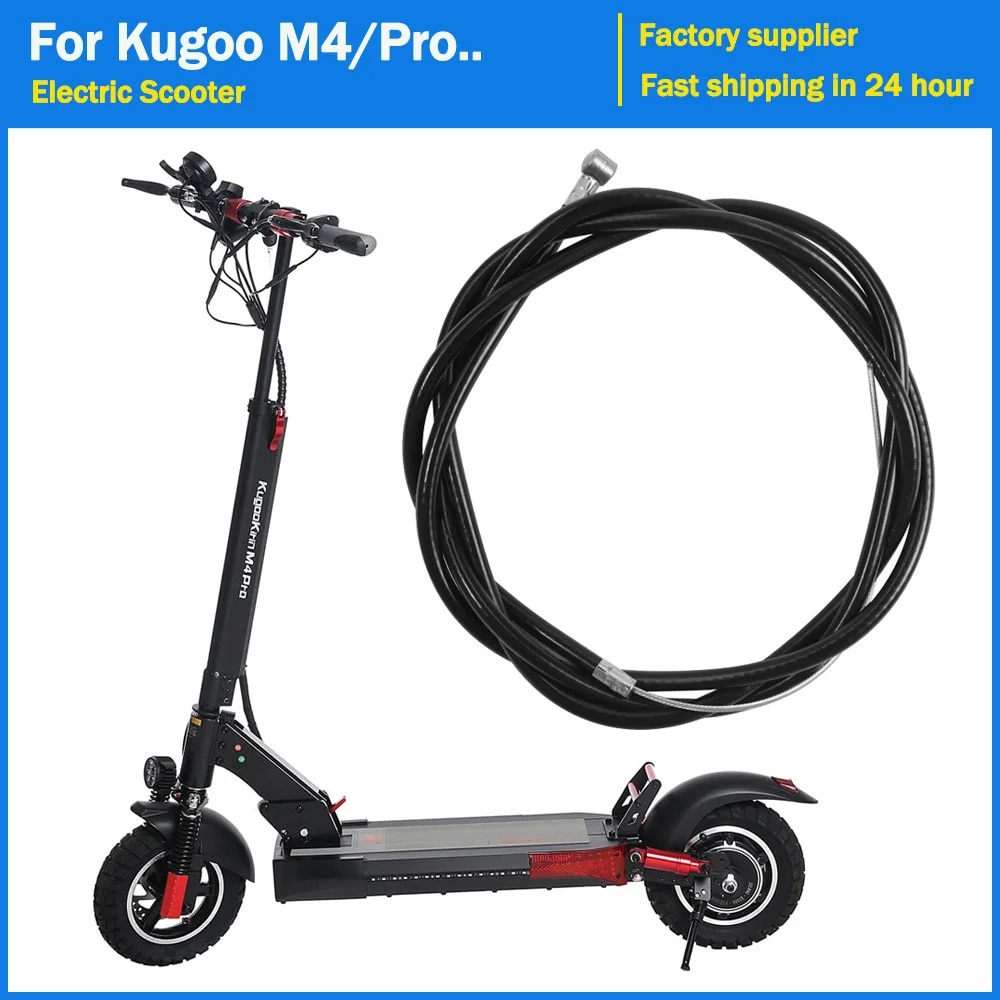 ۞Universal Brake Cable Line for KUGOO M4 / M4 Pro Stainless Steel Brake
