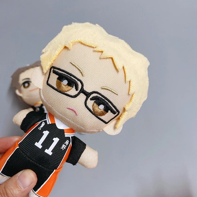 62Q 17cm Anime Haikyuu Plush Toys Keychain Hinata Syouyou Plush ...