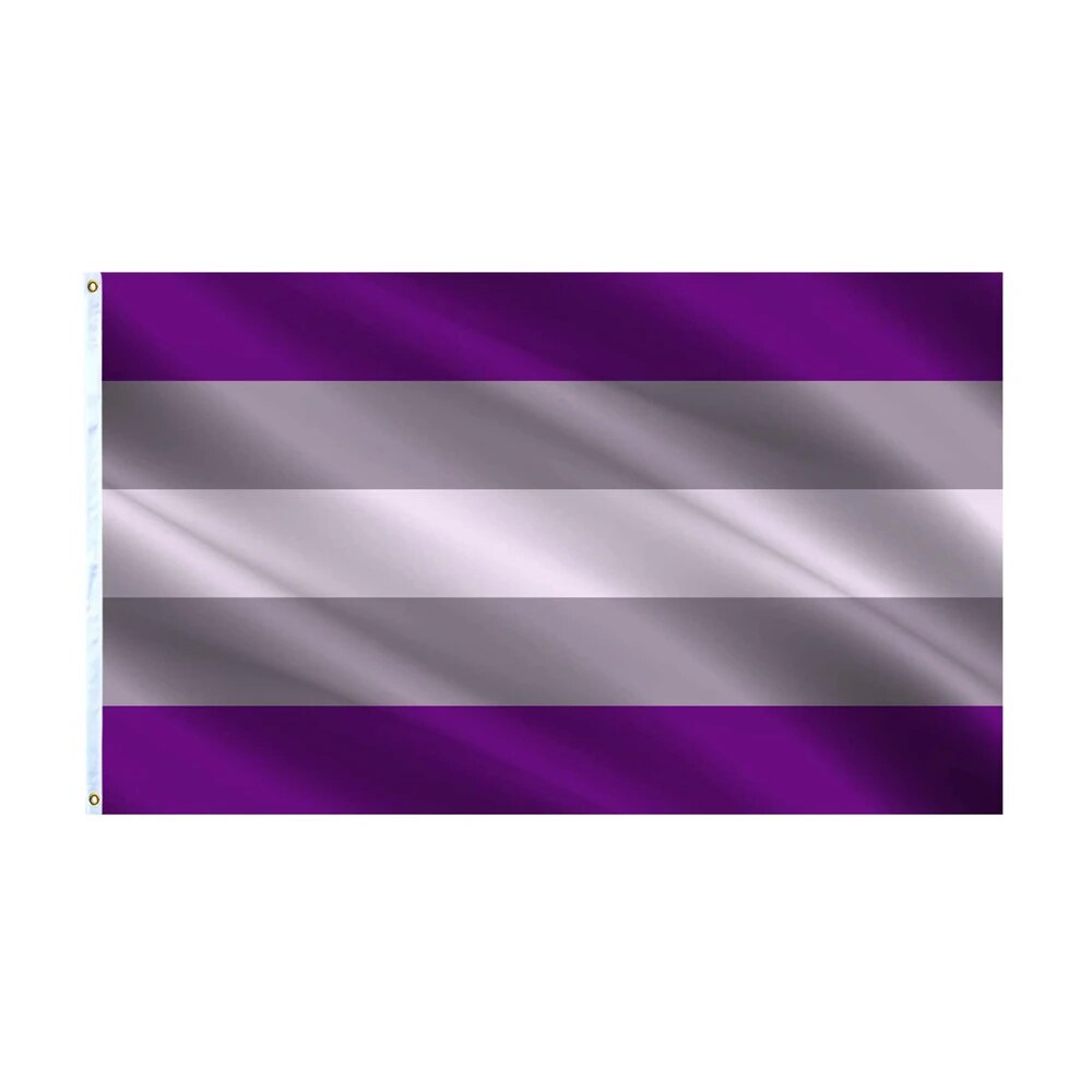 Graysexual Greysexual Gay Pride Flag Gray Ace Asexual Greyasexual Flags 3x5 Ft Grace Lgbtq 9707