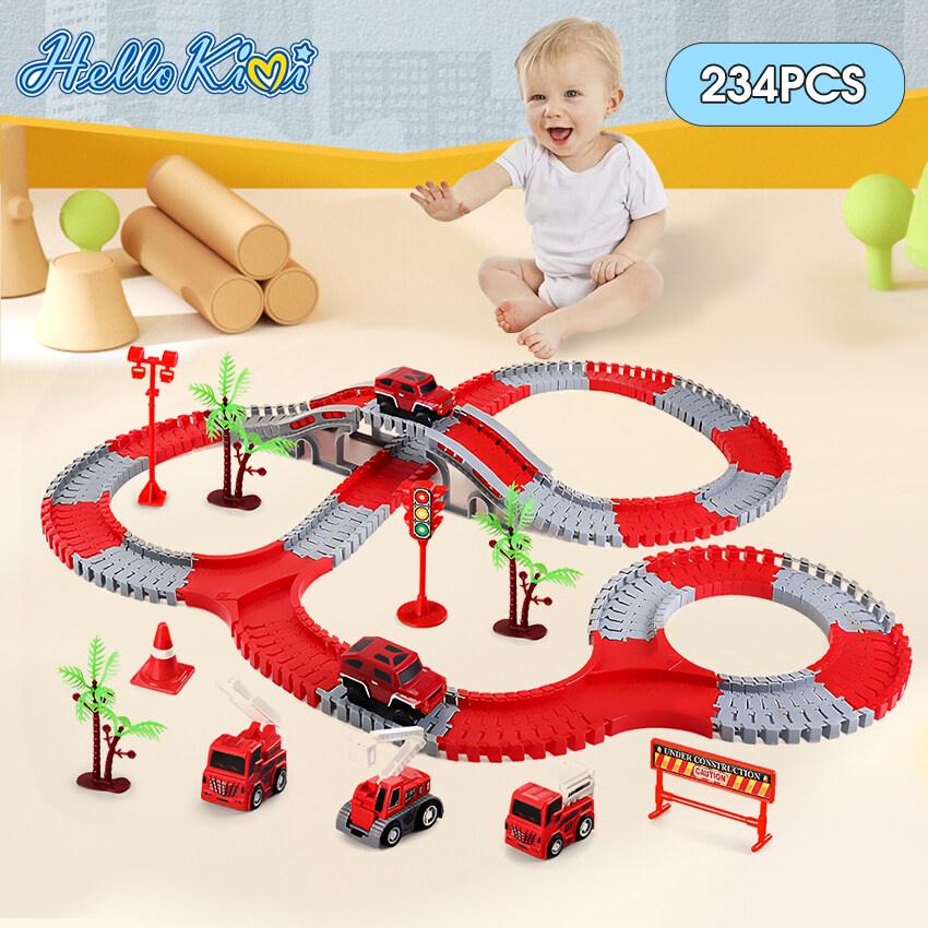 Special Offer Fire Toys Truck Electric Track And Tracks Puzzle Set 