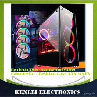 Keytech T850 Mid Tower Gaming PC Case Black, T850 Mid Tower Gaming Case ...