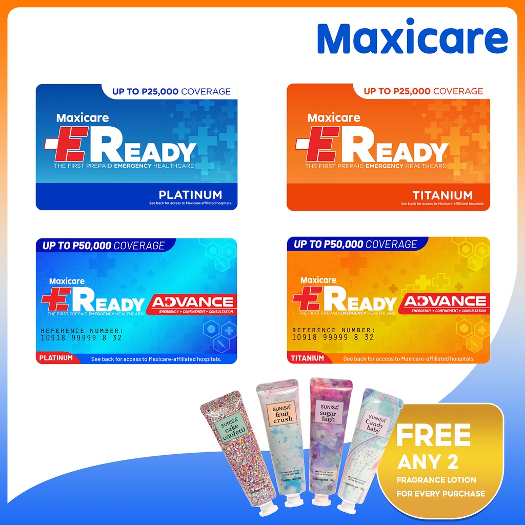 2024 Maxicare EReady Enhanced EReady Advanced Emergency Health Card