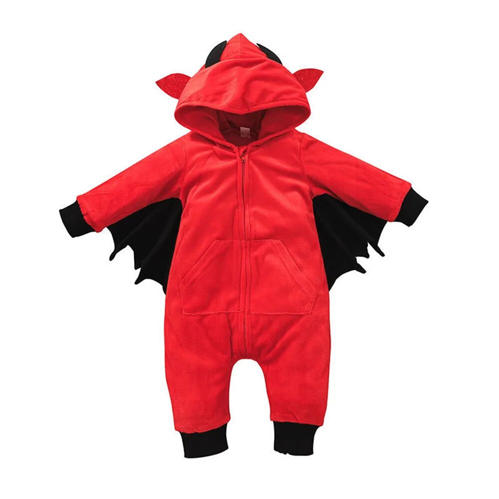 500 Halloween Baby Girls Clothes Bat Cosplay Baby Costume Festival Kids 