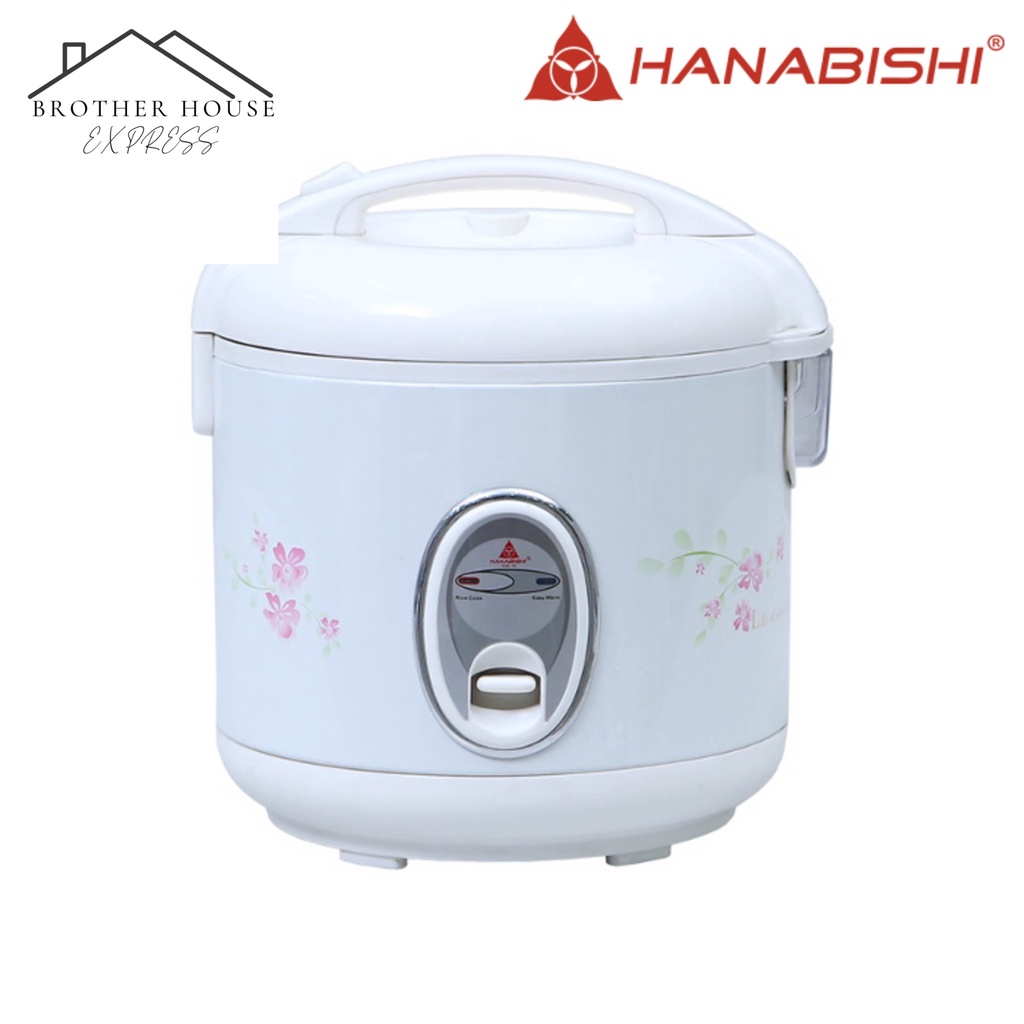 Hanabishi Rice Cooker Jar type 10 Liter 5 cups 3in1 function rice congee soup HJC10 Shopee