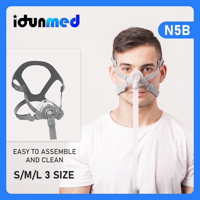 BMC N5B CPAP Mask CPAP Nasal Mask with Headgear Size SMLXL for CPAP ...