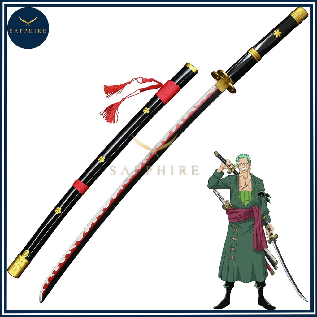 Anime One Piece Bleach Wooden Sword Roronoa Zoro Trafalgar Law Kurosaki ...