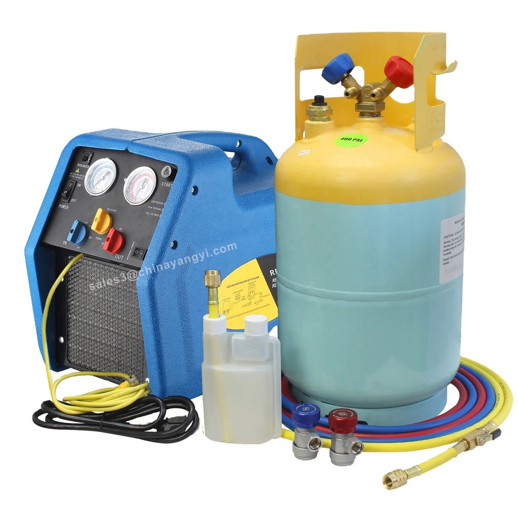 HVAC Air conditioning Refrigerant Recovery Machine A/C Recycling Unit