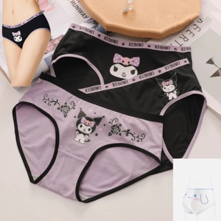5PCS/set Cartoon Cute Cat Girl Briefs Cotton Panties For Women Female  Underwear Sexy Underpants Mid-Waist Intimates Lingerie
